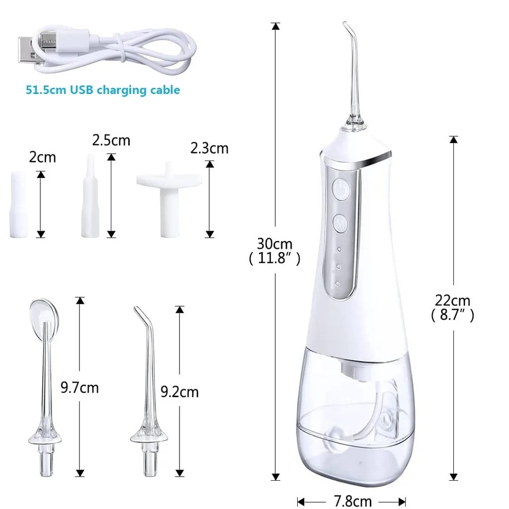 Máy Tăm Nước Cầm Tay KAW Dung Tích 300ml-5 Chế Độ Bảo Hành 12 Tháng