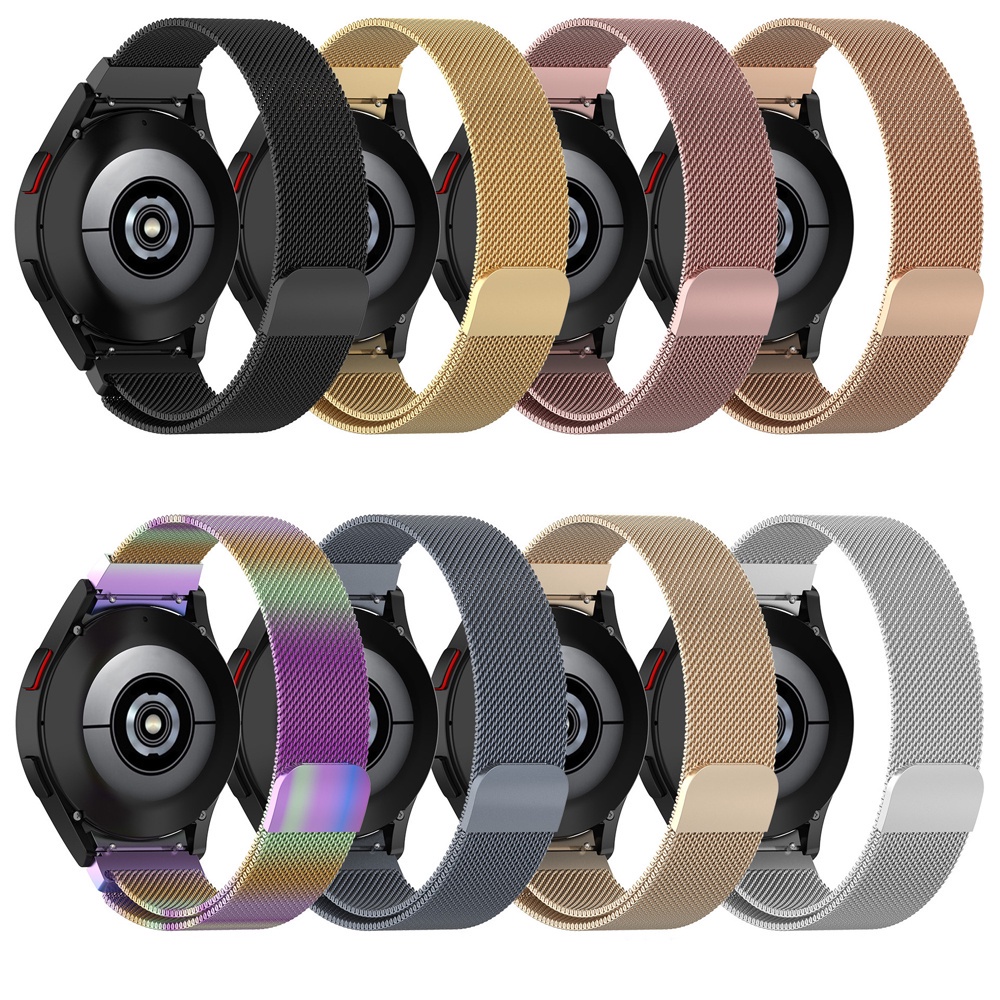 Dây Đeo Kim Loại Từ Tính Cho Đồng Hồ Thông Minh Samsung Galaxy Watch 6 Classic 5 Pro 4 44mm 6 Classic 47mm 43mm