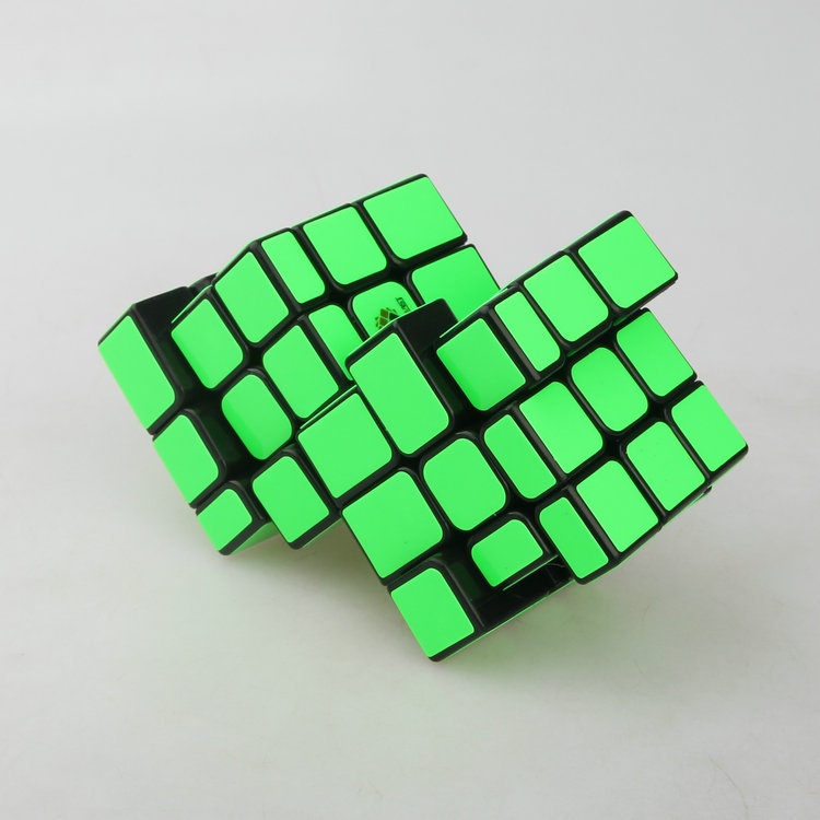 [CT Gương Khoảng Cách 3x3 Khối Lập Phương Không. 1 Miếng Dán Hình Khối Lập Phương Màu Xanh Lá Dạ Quang Màu Xanh Lá Cây Đen