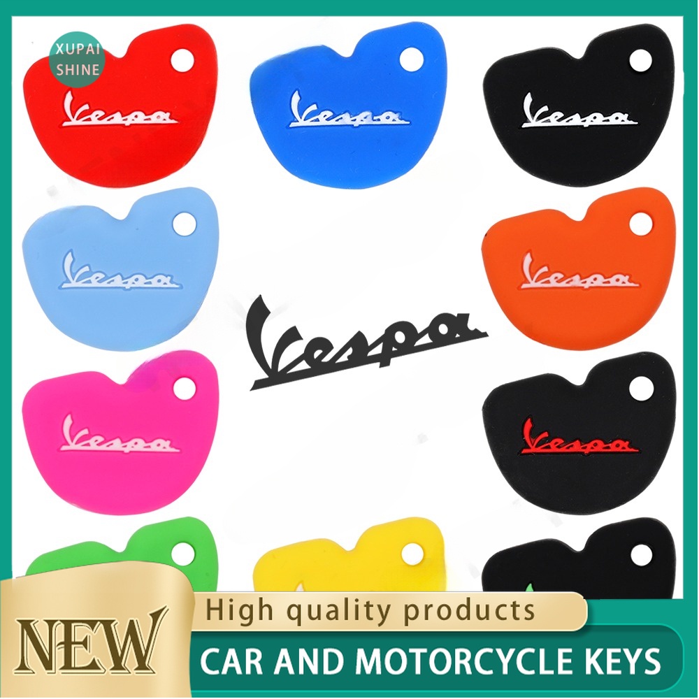 Vỏ Silicon Bảo Vệ Chìa Khóa Xe Máy Vespa GTS300 946 LX150 Enrico Piaggio 125 150 Fly RA1 3vte Gts 200 Ốp