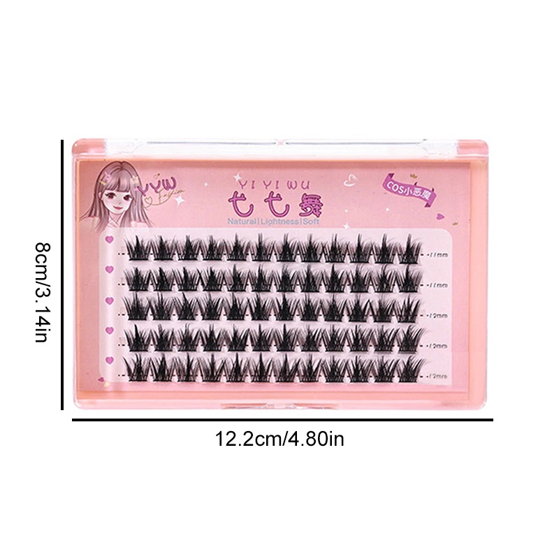 Lông Mi Giả 5 Hàng 11mm-12mm Tự Nhiên Chuyên Nghiệp YR