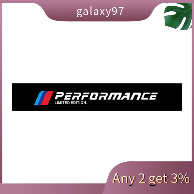 Miếng Dán Trang Trí Kính Chắn Gió Trước Sau Tự Dính In Chữ galaxy D-1343