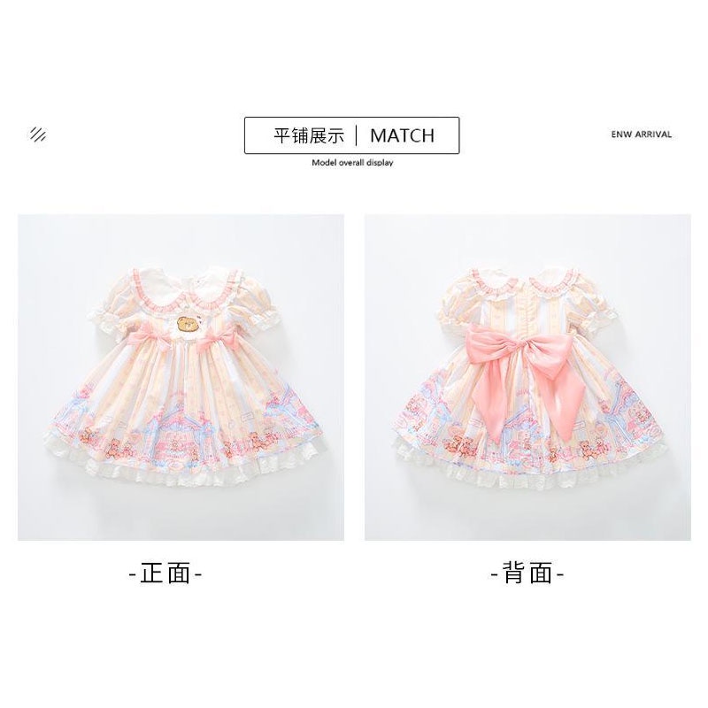 Đầm Công Chúa Phong Cách Lolita Cho Bé Gái