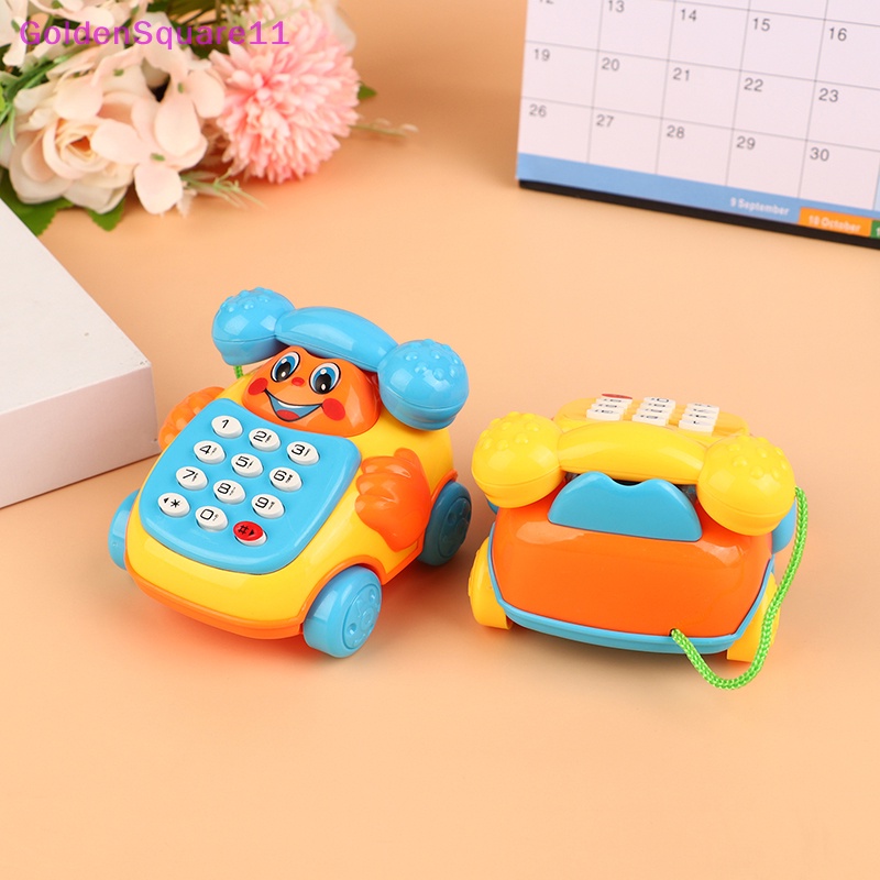 Điện Thoại Đồ Chơi Hình Hoạt Hình Có Nhạc Cho Bé