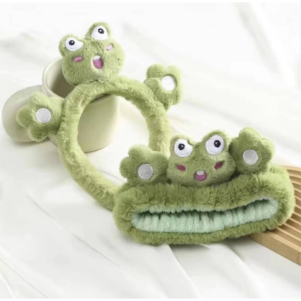 Băng Đô Cài Tóc Hình Chú Ếch Xanh Dễ Thương Cho Bé Gái Mã 2023