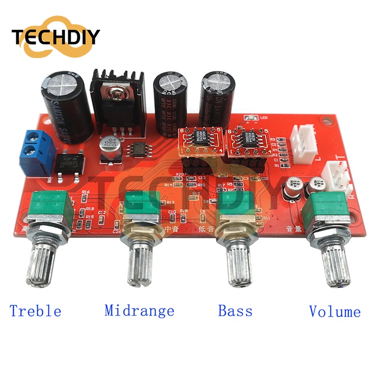 Bảng Mạch Khuếch Đại Âm Thanh HIFI AD828 NE5532