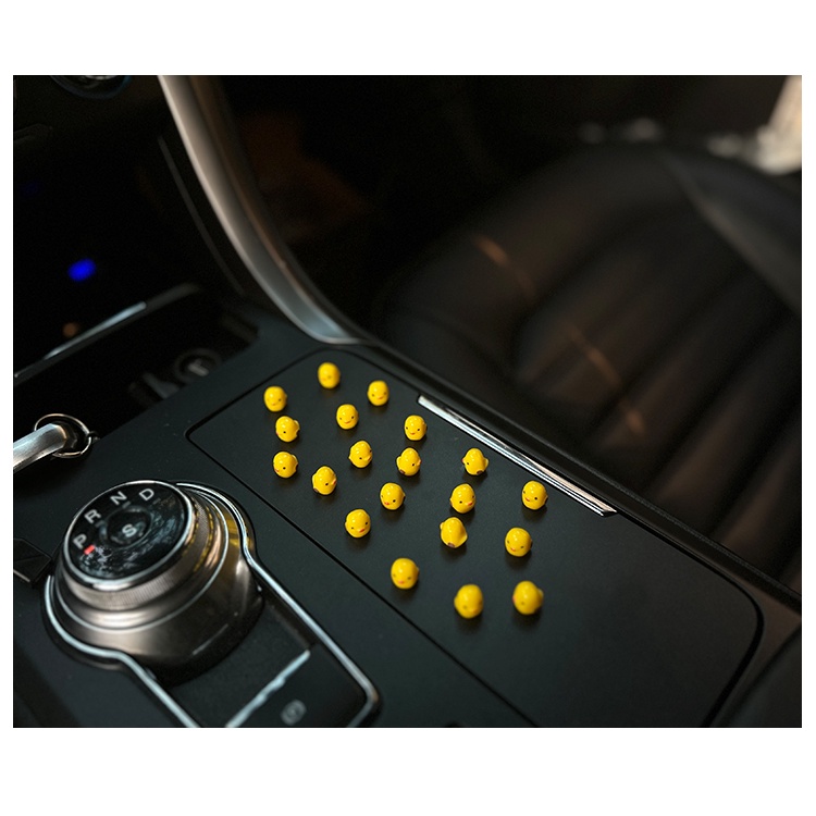 Bộ 20 Đồ trang trí Gà Con Mini Dễ Thương Dùng Trang Trí Gương Chiếu Hậu Xe Hơi