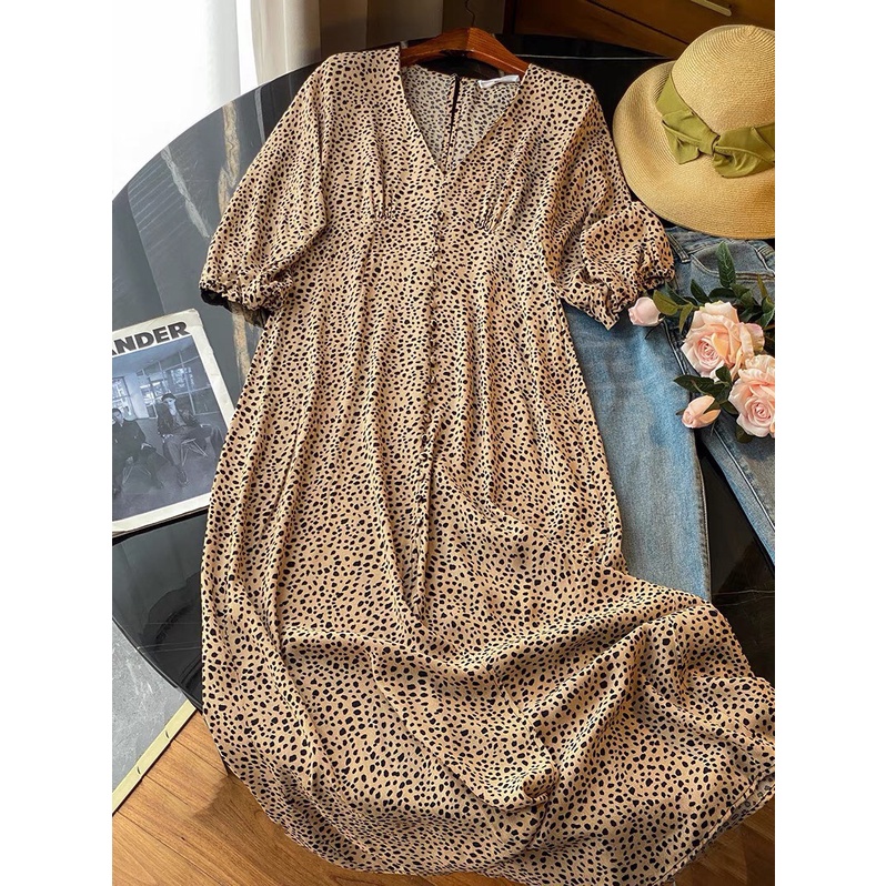 Đầm Beo Nâu M.a.n.g.o