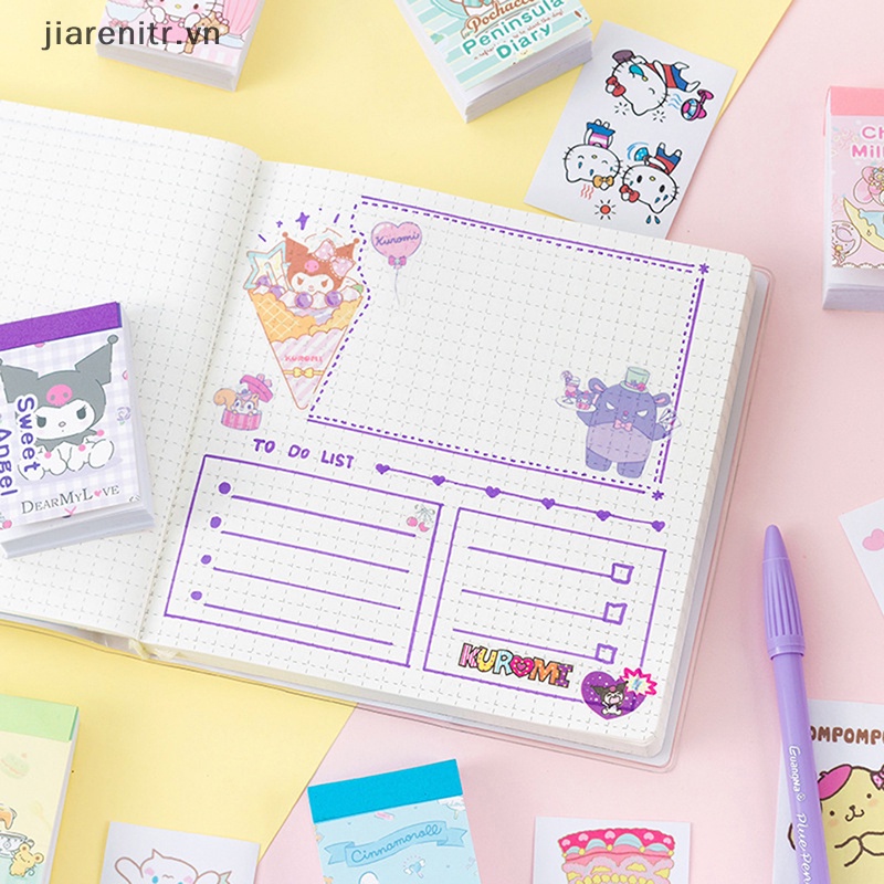 Bộ Sticker Dán Trang Trí Sổ Tay / Nhật Ký Hình Hạt Đậu Kulomi Dễ Thương DIY
