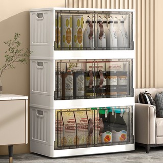 Reitinge kệ để đồ kệ sách tủ đựng đồ ăn vặt nhiều tầng bằng nhựa trong suốt