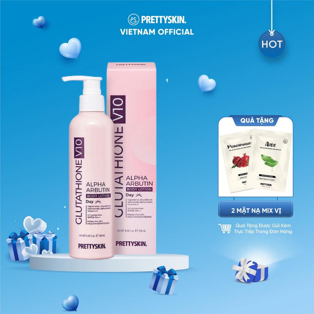 Bộ đôi dưỡng thể body Prettyskin ngày đêm