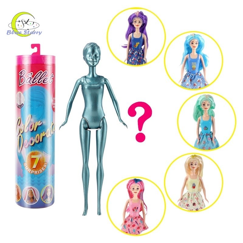 Búp Bê barbie Đồ Chơi Thay Đổi Màu Sắc Với 7 Màu Sắc Bất Ngờ: Nhìn Nước & Tạo Khuôn Mặt Em Bé