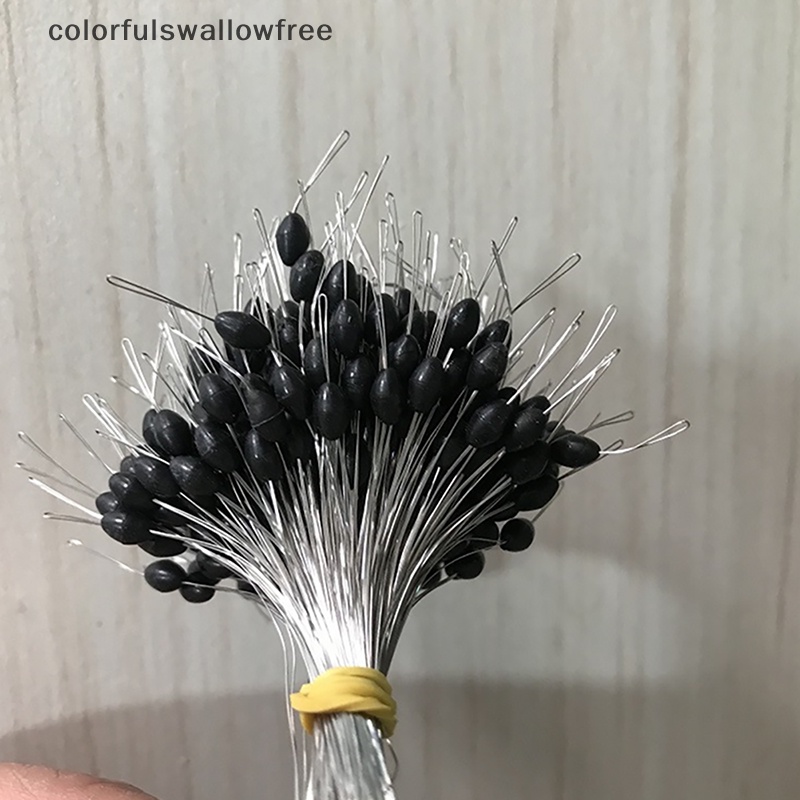 Bộ 300 Phao Câu Cá Bằng Cao Su Nhiều Màu Sắc