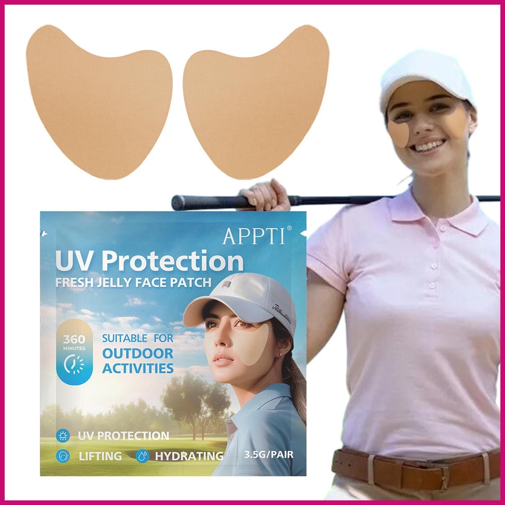 Chống nắng Golf Eye Patch Miếng dán chống nắng cho mặt miếng dán uv cho kem chống nắng miếng dán mặt uv hiệu ứng chống thấm mạnh ngăn ngừa cháy nắng [wsdvn]