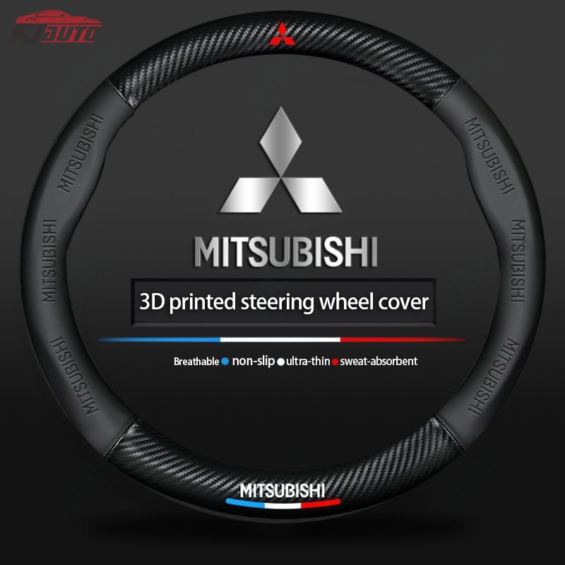 Bọc vô lăng bằng da sang trọng thoải mái và không trượt cho mitsubishi xpander delica pajero sport l200 fuso eclipse cross attrage mirage g4 triton lancer