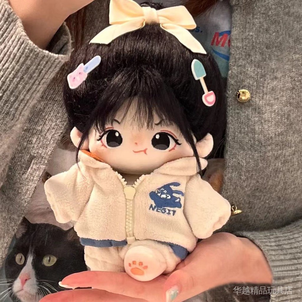 Búp Bê Bé Gái Vải Cotton Cứng Thiết Kế Dễ Thương Dùng Làm Quà Tặng