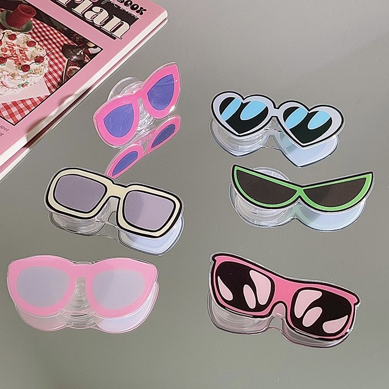 Phim hoạt hình anime cool powerpuff girl kính râm giá đỡ điện thoại giá đỡ lười biếng keo dán máy tính để bàn giá đỡ đa năng