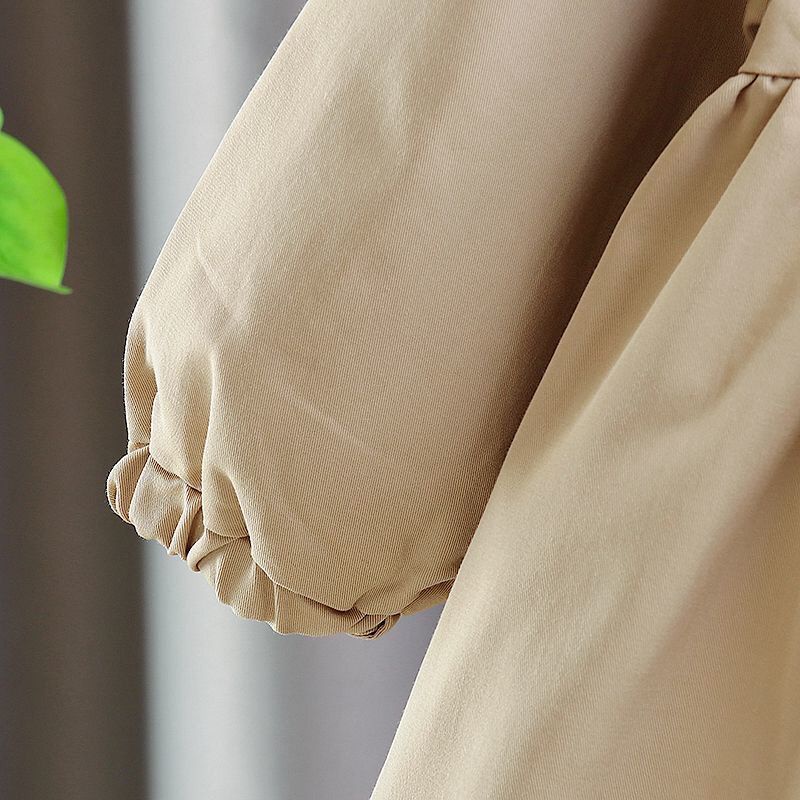 Cô gái mùa xuân thu tops Áo khoác cô gái 2023 Thời trang trẻ em mới Áo khoác cô gái phù hợp 5-6-7-9-10-11-12 tuổi Áo mùa xuân và mùa thu