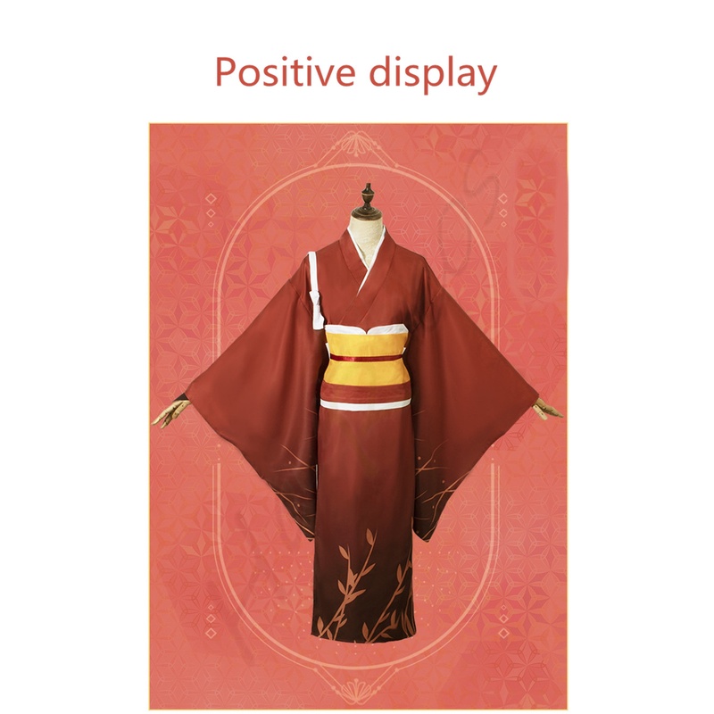 Anime bungo stray dogs lzumi kyouka yaksha shirayuki cosplay trang phục phụ nữ người lớn yukata kimono geta bộ tóc giả halloween party set