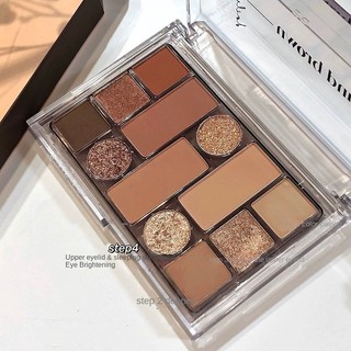 Phấn mắt pearlescent matte sequins sparkling water proof lasting highlight top eye shadow