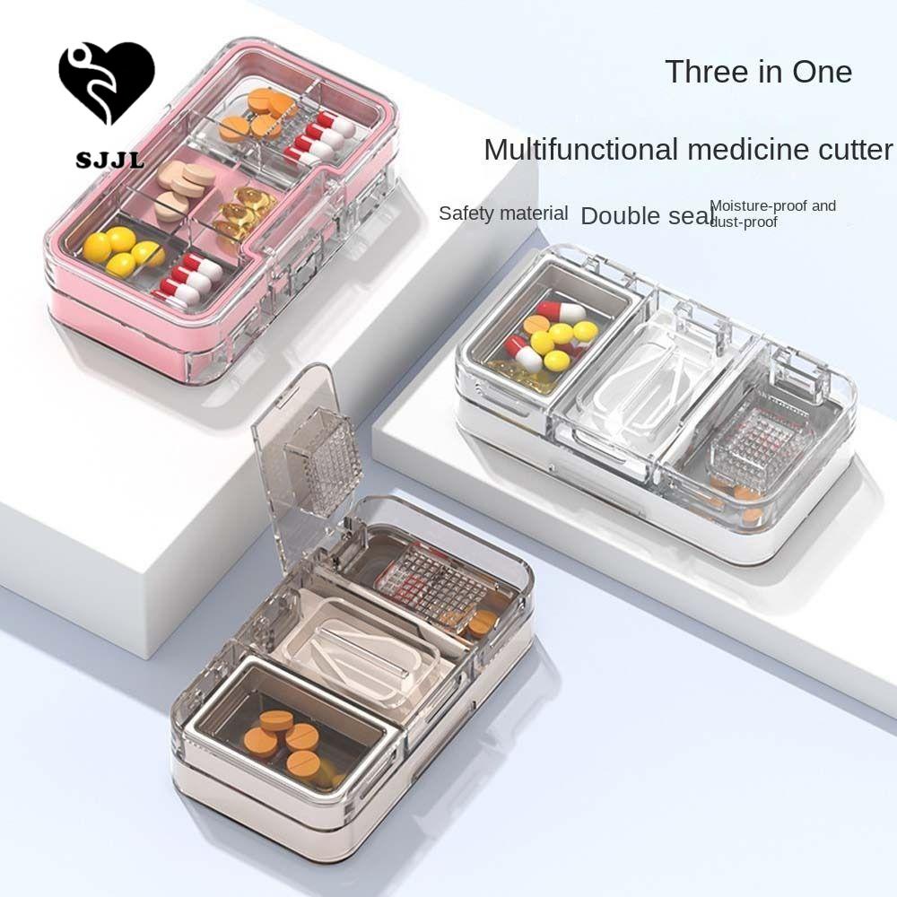 Hộp bảo quản thuốc SJJL mini chống thấm nước nhỏ gọn tiện lợi mang đi du lịch