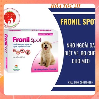 [ Bán sỉ ] HỘP 5 ỐNG NHỎ GÁY TRỊ VE RẬN FRONIL