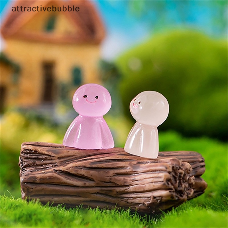 Atvn 2/5 cái trang trí búp bê ánh nắng mặt trời phát sáng mini màu phim hoạt hình búp bê vi cảnh trang trí nhà búp bê đồ chơi thu nhỏ martijn