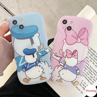 Ốp Điện Thoại Họa Tiết Vịt Mắt To Dễ Thương Cho iPhone 15 14 13 12 Mini 11 Pro X XR XS Max SE 2020 6 6S 7 8 Plus