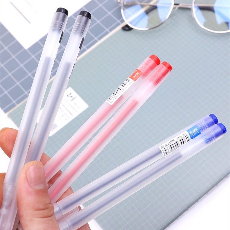Bút Mực Gel Ngòi 0.5MM Màu Đen / Đỏ / Xanh Dương Bút gel 0,5mm bút đen / đỏ / xanh