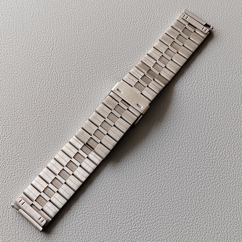 Dây đeo đồng hồ bằng thép không gỉ giá thấp vòng tay phát hành nhanh 20mm 22mm dây đeo đồng hồ kim loại một hạt với khóa gấp dây đeo tay thay thế đa năng