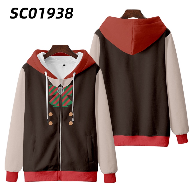 Umamusume pretty derby cosplay costume tuần đặc biệt tokai teio grass wonder silence suzuka unisex 3d hoodie zipper áo khoác có mũ trùm đầu