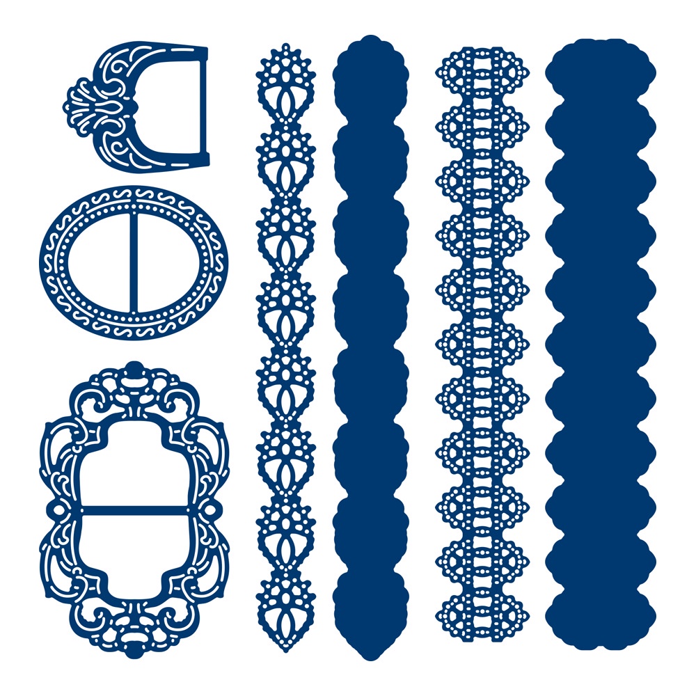 Khuôn Cắt Giấy Kim Loại Hình Đèn Lồng / Nơ Xinh Xắn