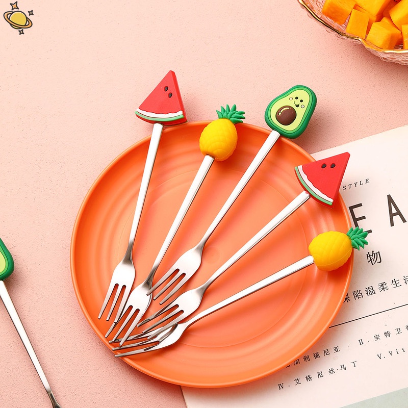 Bộ Nĩa Ăn Trái Cây Bằng Thép Không Gỉ OUYOUVN