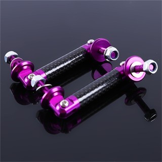 2 x universal multi-color front / rear wind splitter frame bumper lip protector thanh hỗ trợ (qyjq)