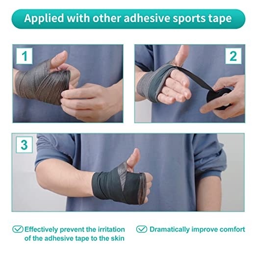 Foam underwrap athletic foam tape sports pre wrap athletic tape sports tape for ankles cổ tay tay đầu gối và tóc