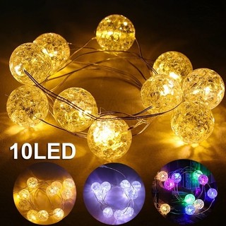 Multi-purpose cracked balls string lights / battery powered fairy light / outdoor energy-tiết kiệm fairy light string / wedding garden xmas party trang trí phòng ngủ