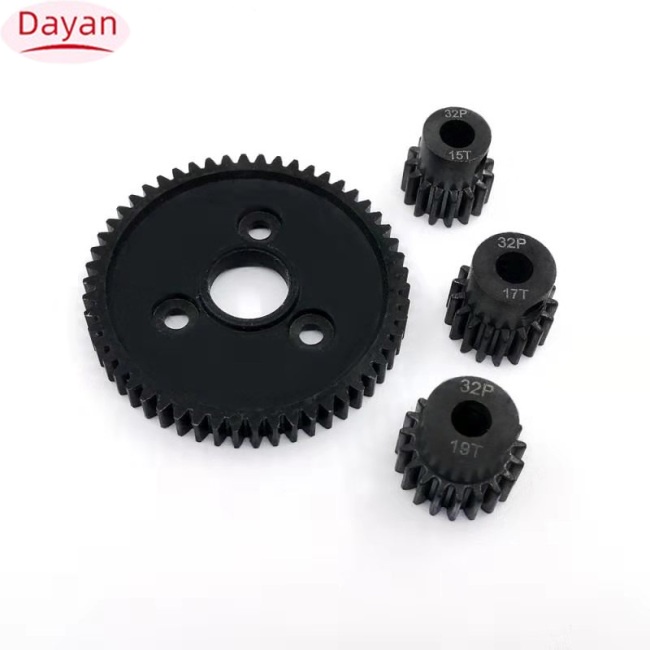 Dayan metal spur gear 54t + 15t / 17t / 19t 32p motor pinion gears cho 1/10 traxxas slash 4x4 stampede vxl rustler e-revo