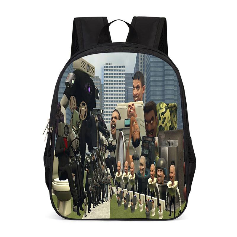 Ere1 skibidi toilet tv man audio man ba lô cho nữ nam sinh viên dung tích lớn thời trang cá tính túi đa năng