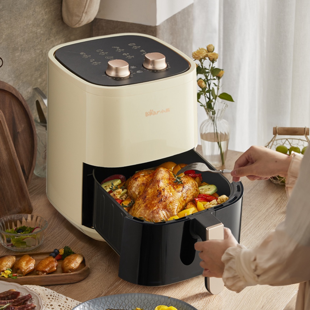 Nồi chiên không dầu Bear 4.5L QZG-E12H9 - Hàng chính hãng - Bảo hành 18 tháng
