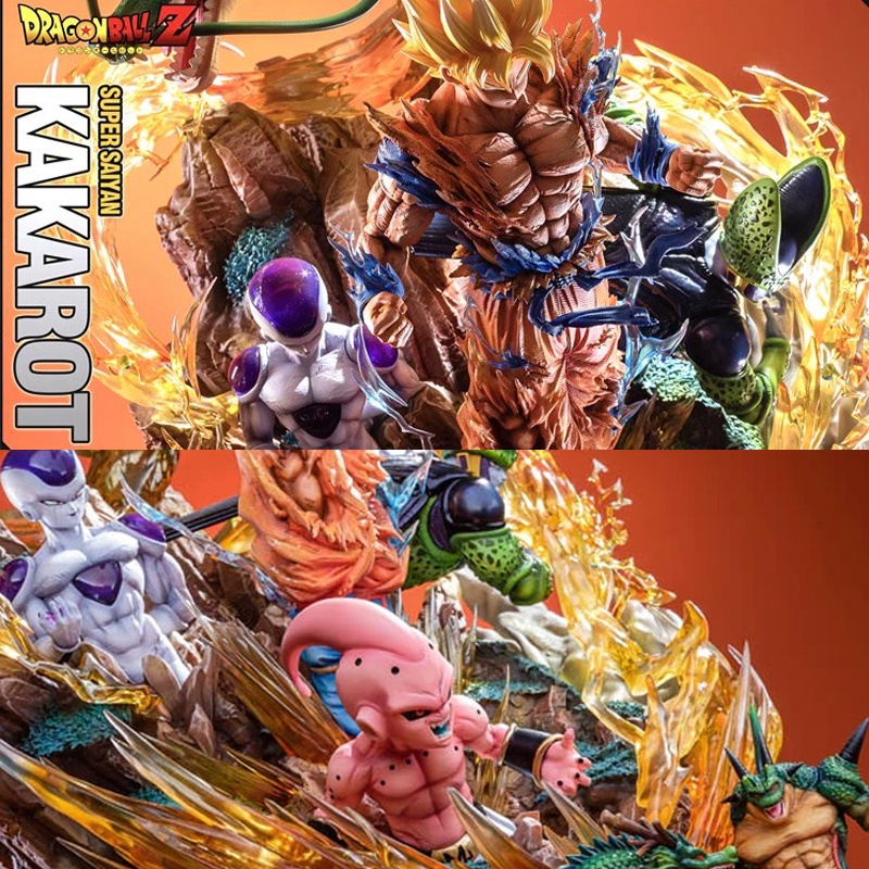 Mô hình dragon ball Goku Cell Frieza Buu Super Saiyan  dragonball Figure trang trí Anime Game Figure