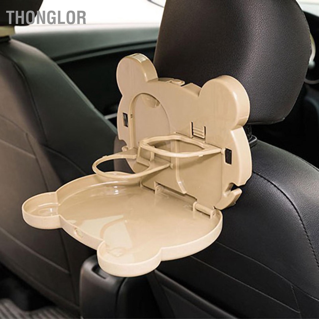 Thonglor Xe Ô Tô Bàn Ghế Gấp Tiết Kiệm Không Gian Họa Dễ Thương Treo Tiện Lợi Ổn Định Đồ Uống Giá Đỡ Máy Tính Xách Tay Sàn Tàu