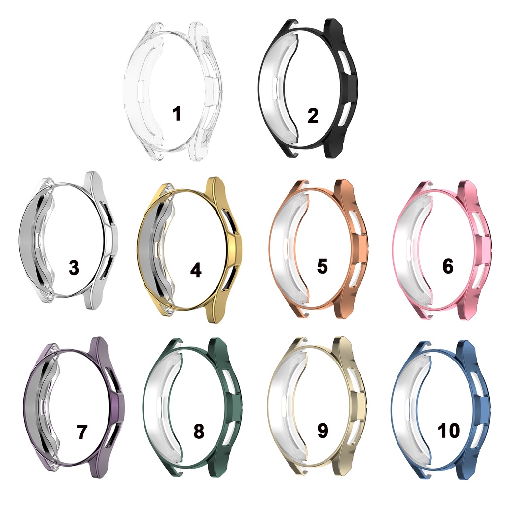Vỏ bảo vệ màn hình mạ điện bảo vệ tpu mỏng cho samsung galaxy watch 6 classic 43mm 47mm