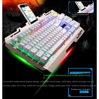 Bàn phím cơ khí/bàn phím trò chơi/bạn có thể đặt điện thoại vào bên trên/bàn phím dây/bàn phím phát sáng