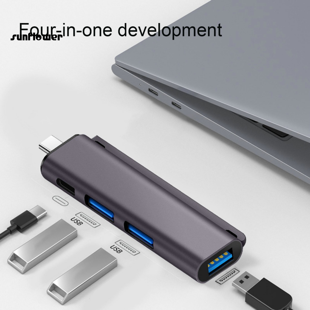 Trạm Sạc Laptop Bằng Hợp Kim Nhôm Cổng USB Type-C