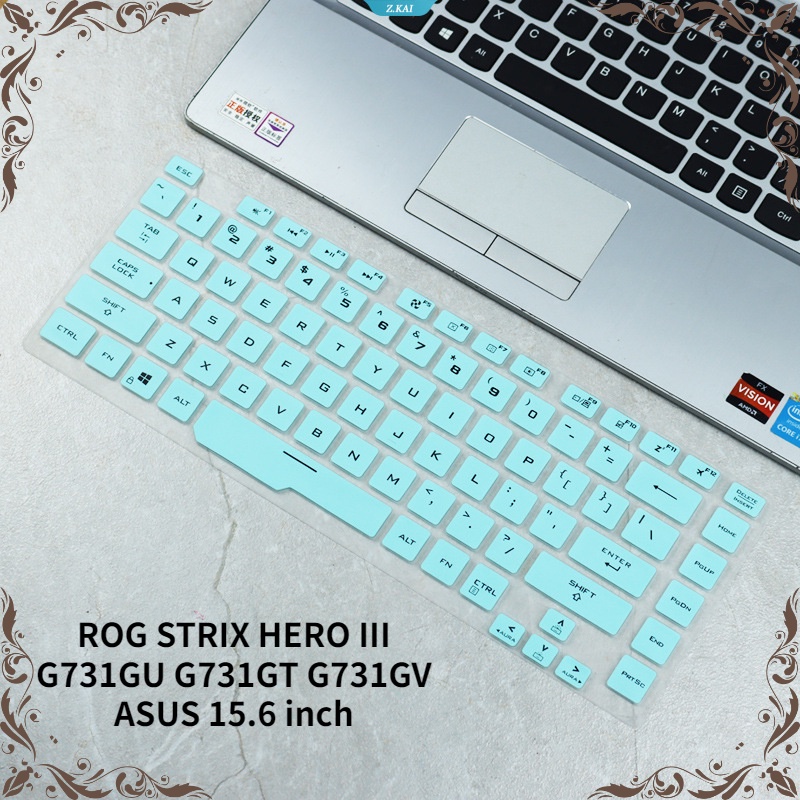 Vỏ Bọc Bàn Phím Laptop Bằng Silicon Chống Nước Toàn Diện Cho ROG STRIX HERO III G731GU G731GT G731GV ASUS 15.6 Inch