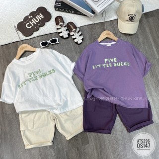 Ats296 - áo pull five little duck cho bé