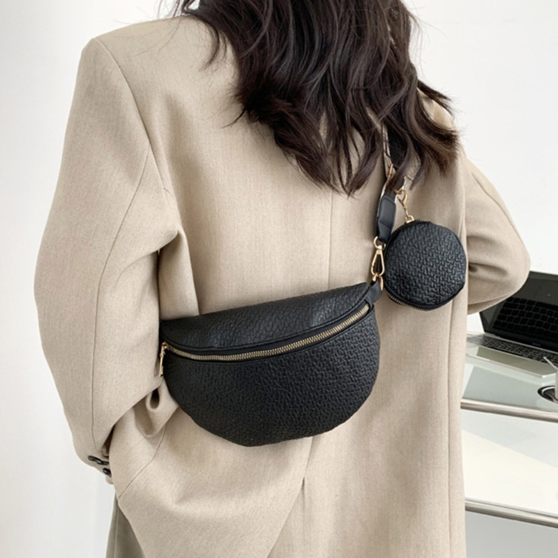 Túi Đeo Hông Bằng Da PU Phong Cách Hàn Quốc Dành Cho Nữ