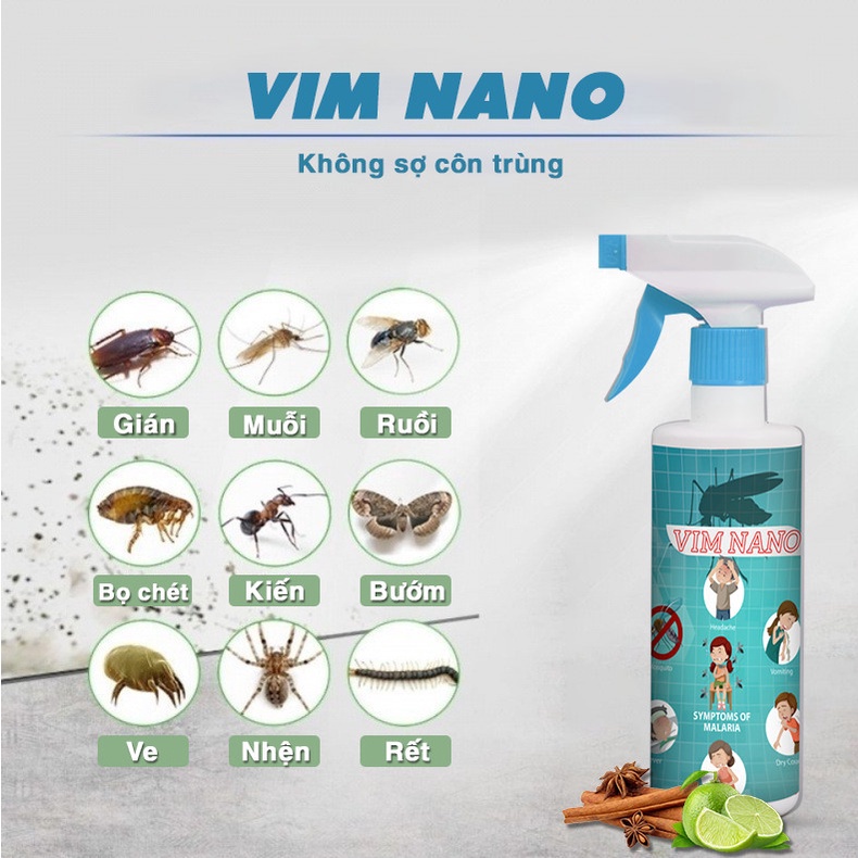 Bình xịt phòng tinh dầu Sả chanh đuổi muỗi và côn trùng hiệu quả