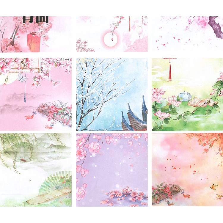 Set 70 Tấm Thẻ Giấy Vuông 14.2cm Xếp Hình origami Nhiều Màu Sắc Phong Cách vintage Dành Cho Trẻ Em