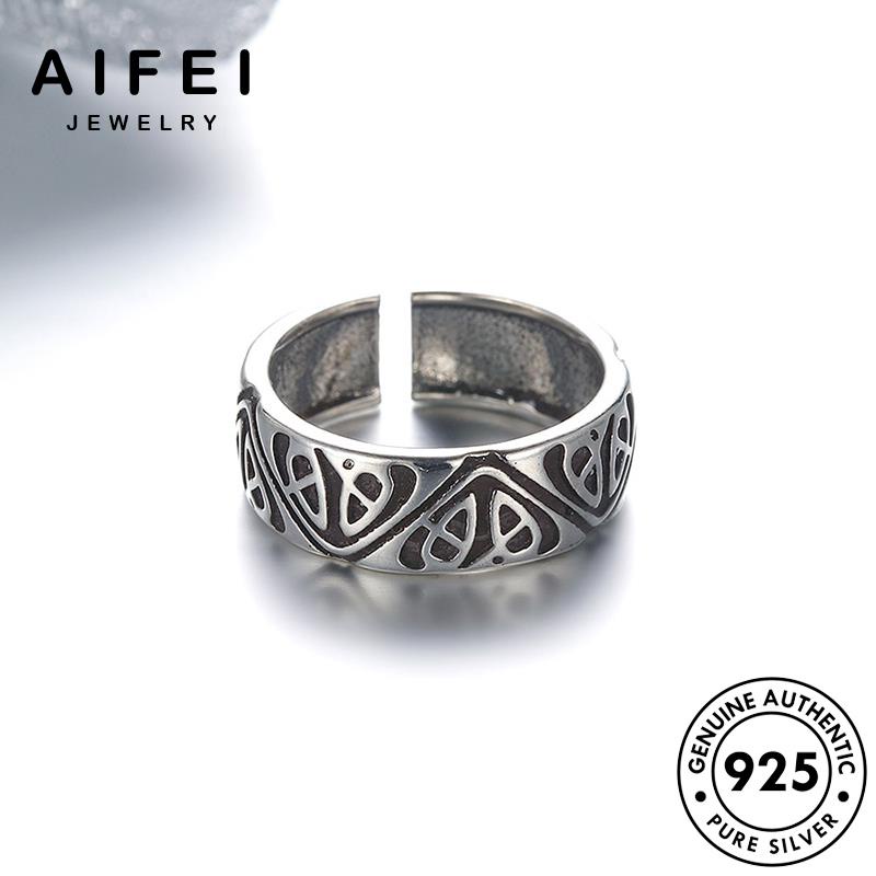 AIFEI JEWELRY hàn kiện bạc trường hàn trang quốc quảng nữ bản thật 925 sức phụ quốc nhẫn nguyên thời R265
